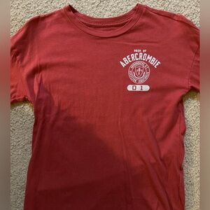 Boys Abercrombie Kids Burgundy T (Size 11/12)